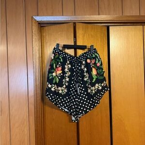 FARM Rio Cocoa Paradise Linen Bland Shorts